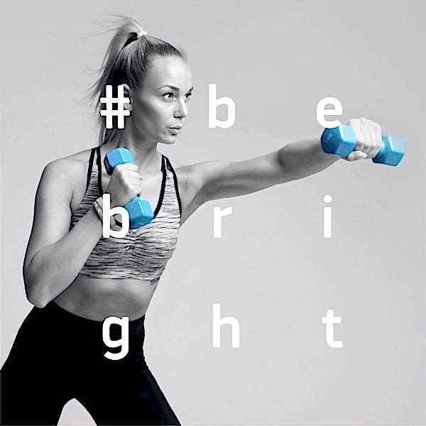 Рекламная кампания для фитнес Bright Fit