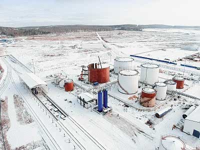 Аэросъемка битумного терминала под Алматы. Фотограф Евгений Евин