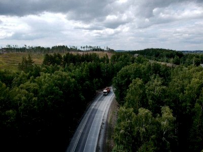 Фотосъемка с квадрокоптера. Грузовик ГУДСР. Фотограф Евгений Евин