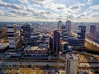 Клевер Парк с воздуха, фотограф Евгений Евин