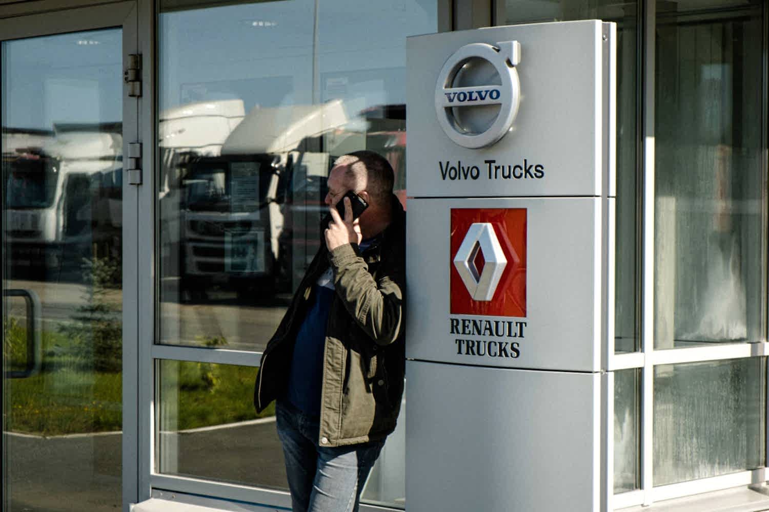 Рекламная фотосъемка для Volvo Trucks Фотограф Евгений Евин 