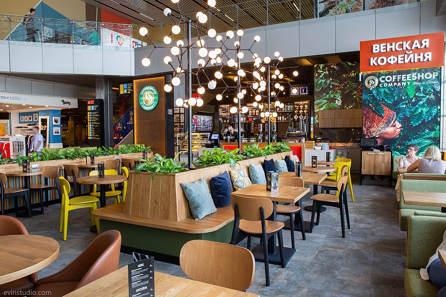 Интерьерная фотосъемка для Coffeeshop Company 